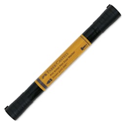 Faber-Castell Pitt Artist Pen Dual Tip Marker - Green Gold 268 - with caps on
