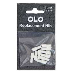Olo Nib Replacements - Chisel-Tip, Pkg of 5 front of package