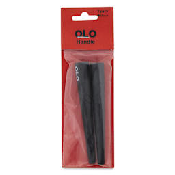 Olo Brush Handles - Black, Pkg of 2 front of package