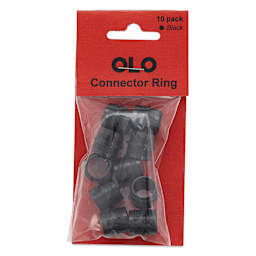 Olo Connector Rings - Black, Pkg of 10 front of package