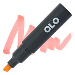 Olo Chisel-Tip Half Marker - OR1.2 Conch - Marker and Swatch