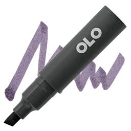 Olo Chisel-Tip Half Marker - CG7 Cool Gray 7 marker and swatch