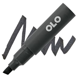 Olo Chisel-Tip Half Marker - CG9 Cool Gray 9 marker and swatch