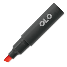 Olo Chisel-Tip Half-Marker - RV0.2 Bubble Gum with cap off