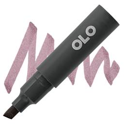 Olo Chisel Tip Half-Marker - RG6 Red Gray 6 - marker and swatch
