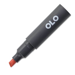 Olo Chisel-Tip Half Marker - R5.3 Dusty Rose with cap off