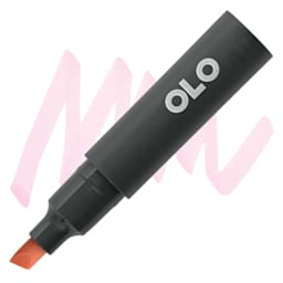Olo Chisel Tip Half-Marker - R5.1 Peony - marker and swatch