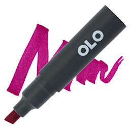 Olo Chisel-Tip Half Marker - RV1.7 Lily Magnolia - Marker and Swatch