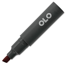 Olo Chisel-Tip Half Marker - RV0.6 Dragon Fruit with cap off