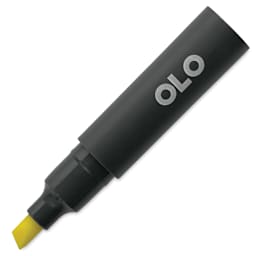 Olo Chisel-Tip Half Marker - Y1.2 Light Yellow with cap off