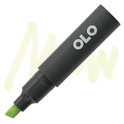 Olo Chisel-Tip Half-Marker - YG2.1 Brimstone marker and swatch