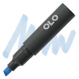 Olo Chisel-Tip Half Marker - B0.3 Kyanite marker and swatch