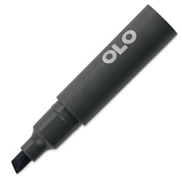 Olo Chisel-Tip Half Marker - BG0.8 Deep Sea with cap off