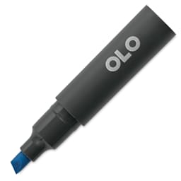 Olo Chisel-Tip Half Marker - B2.4 Bluebird marker with cap off