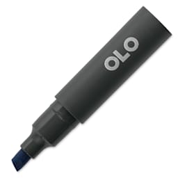 Olo Chisel-Tip Half Marker - B2.6 Azure with cap off