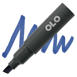 Olo Chisel-Tip Half Marker - B4.7 Denim marker and swatch