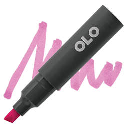 Olo Chisel-Tip Half Marker - V0.4 Mallow marker and swatch