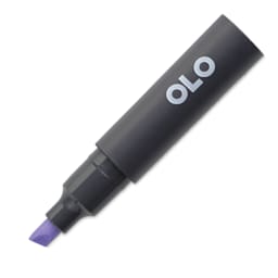 Olo Chisel Tip Half-Marker - BV2.2 Periwinkle with cap off