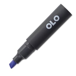 Olo Chisel-Tip Half Marker - BV2.3 Hyacinth with cap off