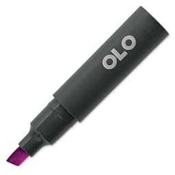 Olo Chisel Tip Half-Marker - V2.4 Violet - with cap off