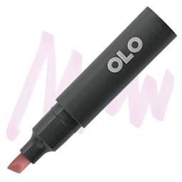 Olo Chisel Tip Half-Marker - V4.1 Wild Geranium - marker and swatch