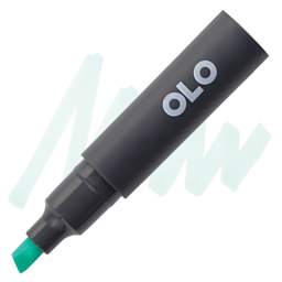 Olo Chisel Tip Half-Marker - BG2.1 Sea Glass - marker and swatch