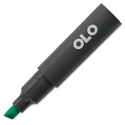 Olo Chisel Tip Half-Marker - G1.4 Spearmint - with cap off