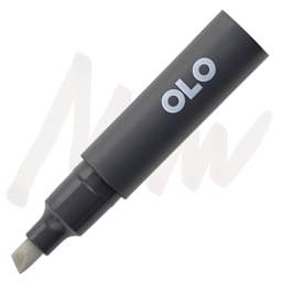 Olo Chisel-Tip Half Marker - BG7.0 Forest Mist marker and swatch