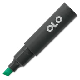 Olo Chisel-Tip Half Marker - G0.1 Jadeite Glass with cap off