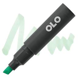 Olo Chisel-Tip Half Marker - G0.1 Jadeite Glass marker and swatch