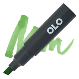 Olo Chisel-Tip Half Marker - G5.3 Green Bean - Marker and Swatch