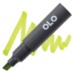 Olo Chisel-Tip Half Marker - YG2.5 Avocado marker and swatch