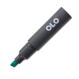 Olo Chisel-Tip Half Marker - BG2.4 Fluorite with cap off