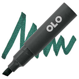 Olo Chisel-Tip Half Marker - G1.8 Mallard marker and swatch