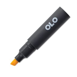 Olo Chisel-Tip Half Marker - Y2.3 Buttercup with cap off