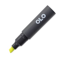 Olo Chisel-Tip Half Marker - Y1.1 Ginger with cap off