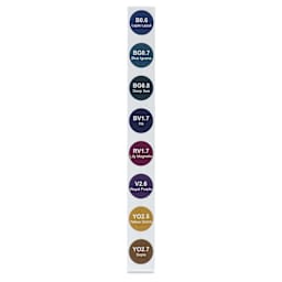 Olo Brush Dual-Tip Markers - Set of 8, Rich colors with codes