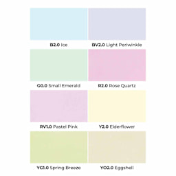 Olo Brush Dual-Tip Markers - Set of 8, Pastel, colors with codes