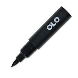 Olo Brush-Tip Half Marker - O7.8 Smokey Quartz with cap off