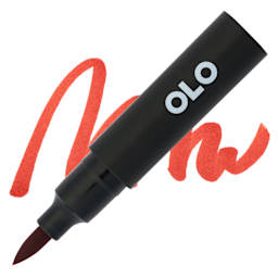 Olo Brush-Tip Half Marker - OR1.6, Orangutan - Marker and Swatch
