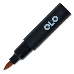 Olo Brush-Tip Half Marker - OR7.4 Milk Tea with cap off