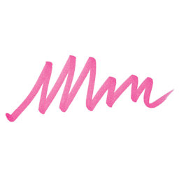 Olo Brush-Tip Half Marker - RV0.4 Hot Pink swatch