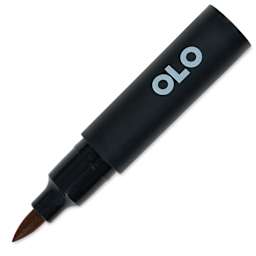 Olo Brush-Tip Half Marker - RG6 Red Gray 6 with cap off