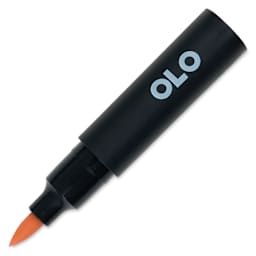 Olo Brush-Tip Half Marker - R5.1 Peony with cap off