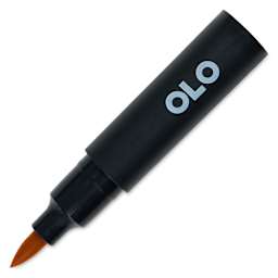 Olo Brush-Tip Half Marker - OR4.4 Rosy Bonnet with cap off