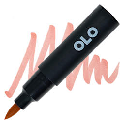 Olo Brush-Tip Half Marker - OR4.4 Rosy Bonnet marker and swatch