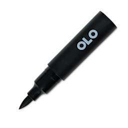 Olo Brush-Tip Half Marker - R1.8 Maroon with cap off