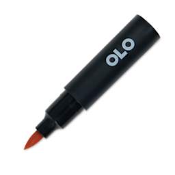 Olo Brush-Tip Half Marker - OR2.3 Salmon with cap off