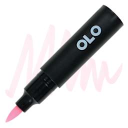 Olo Brush-Tip Half Marker - RV0.1 Cotton Candy marker and swatch