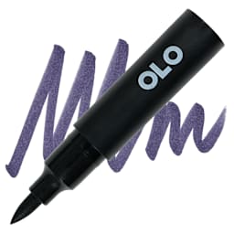 Olo Brush-Tip Half Marker - BV4.7 Elderberry swatch and marker and swatch